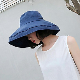 Mũ 2 mặt chống nắng rộng vành nữ