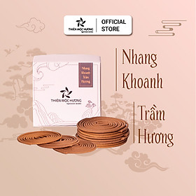 Nhang Khoanh trầm hương tự nhiên - Thiên Mộc Hương - tích Trầm 12 năm - 16 năm - 10 khoanh