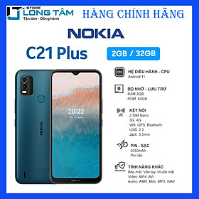 Mua Điện thoại Nokia C21 Plus (2G/32G) - Pin lâu - Hàng chính hãng - Giá rẻ