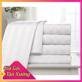 Vỏ Chăn cotton Trắng Sọc T400 1m8x2m, 2m2x2m, 2m4x2m2