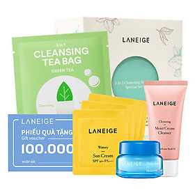 Combo dưỡng ẩm sâu Laneige Moisturizing Trial Kit