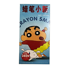 (BÌA NGẪU NHIÊN) Hộp ảnh POSTCARD mẫu mới CRAYON SHINCHAN - CẬU BÉ BÚT CHÌ anime