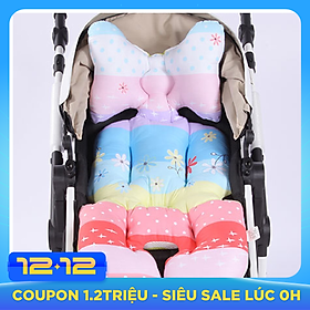 Gối Xe Đẩy Cho Em Bé Chất Liệu Cotton