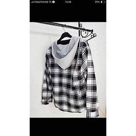 Hình ảnh Áo sơ mi FLANNEL kẻ caro Unisex phong cách streetswear, Kẻ Caro Nam Nữ Form rộng Phong Cách, Áo Sơ Mi Khoác Ngoài Cao Cấp Siêu Đẹp, Áo khoác sowmi unisex form rộng CARO nam nữ phong cách ulzzang