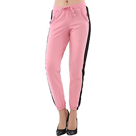 Quần thun dài nữ sọc hông lưới thông hơi Phúc An 3016