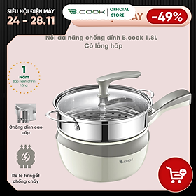 Mua Nồi điện đa năng Bcook BC03 Có khay hấp - Hàng chính hãng