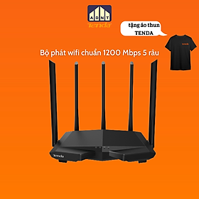 Mua Bộ phát wifi chuẩn 1200 Mbps 5 râu băng tần kép Wireless Router AC7 Tenda hàng chính hãng