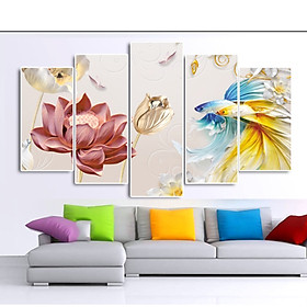 Tranh cái chép- cửu ngư hội tụ 28265