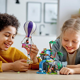 Đồ chơi lắp ghép Lego 41423 - Khinh khí cầu cứu hộ Sư Tử