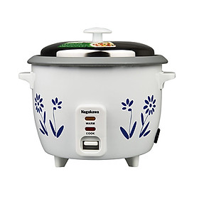 Nồi cơm điện nắp rời 1Lit Nagakawa NAG0126 thích hợp cho 2 - 3 người ăn-Hàng chính hãng
