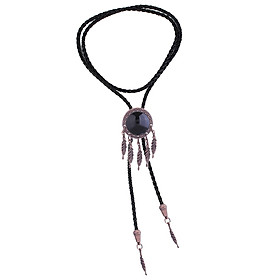 Western Bolo Tie Necktie Costume Fancy Dress Adjustable Necklace