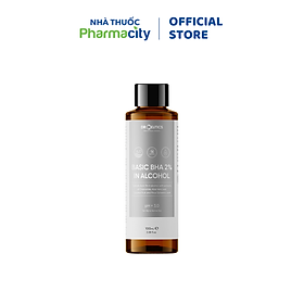 DrCeutics Dung Dịch Tẩy Da Chết Nền Cồn Basic BHA 2% In Alcohol 100ml/Chai