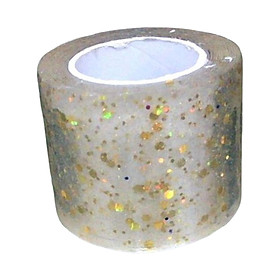 Glitter Tape Double Sided Tape, Adults Tape Educational Toy, Multifunctional Mounting Tape Reusable for Bubble Blowing Home Handmade Ball