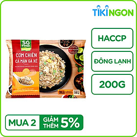 Cơm chiên cá mặn gà xé SG Food Đông Lạnh 200g