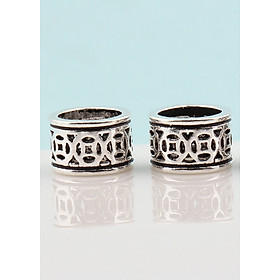 Combo 2 cái charm bạc chặn hình đồng tiền - Ngọc Quý Gemstones