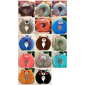Gối Tựa Cổ Cotton Hình Chữ U Thích HỢP CHO ĐI LÀM ĐI XE ĐƯỜNG DÀI