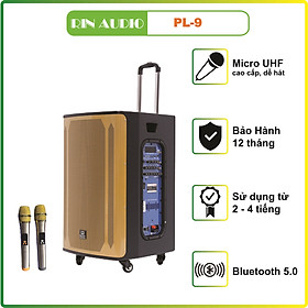 Loa kéo karaoke Rinton PL-9 400W - Hàng chính hãng 