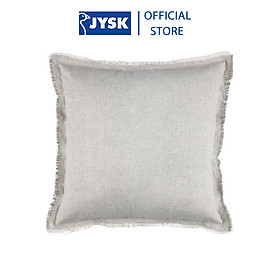 Gối trang trí | JYSK Klokkelyng | polyester | xám | D45xR45cm