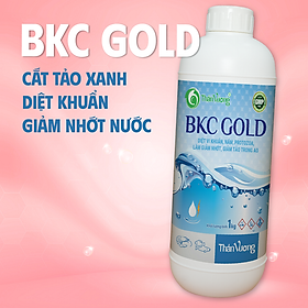 BKC GOLD - Xử lý khuẩn, nấm, Protozoa. Làm giảm nhớt, giảm tảo trong ao