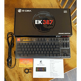 Mua Bàn Phím Cơ E-Dra EK387 Huano Switch Version 2021 Tặng Kèm Keycap Sao Vàng - Hàng Chính Hãng
