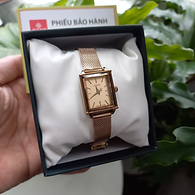 Đồng Hồ Nữ Julius JA-787 Hàn Quốc Dây Thép - Vàng Hồng