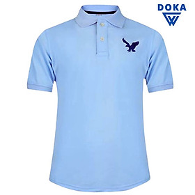 Áo Thun Nam Cổ Bẻ Doka 4 Chiều Cao Cấp, Trẻ Trung Nhiều Màu - Xanh môn - XXL