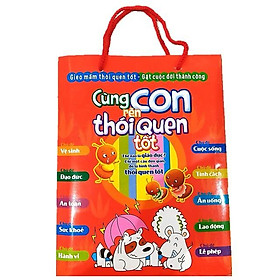 Sách Combo Cùng Con Rèn Thói Quen Tốt Túi 10 Cuốn - Minh Long - Thôi Thôi