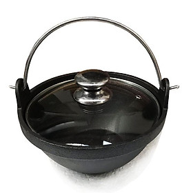 Mua Nồi gang lòng sâu nắp kính Dragon dùng được bếp từ