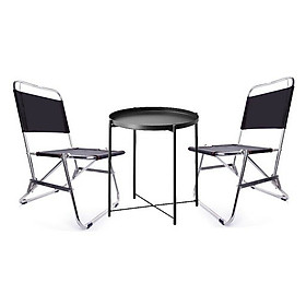 Bộ 1 bàn và 2 ghế xếp gọn