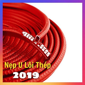 Nẹp u lõi thép, ron viền cánh cửa chữ u chống va đạp dành cho xe hơi, oto