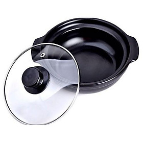 NỒi đất tráng men cao cấp 19cm dùng kho cá, kho thịt tiện lợi - noi dat kho ca
