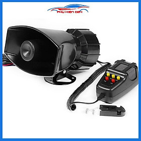 Mua Còi hú cảnh sát 5 tiếng 12V dùng cho xe ưu tiên loa phường dẹp đường công suất lớn 100W