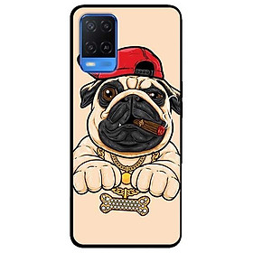 Ốp lưng dành cho Oppo A54 - A74 - A94 mẫu Pulldog Hiphop Nền Vàng