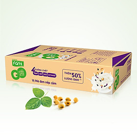 Thùng Sữa đậu nành FamiGo mè đen nếp cẩm (200ml x 36 Hộp)