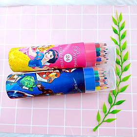 Lọ 24 cây bút chì màu kèm đồ chuốt tiện lợi