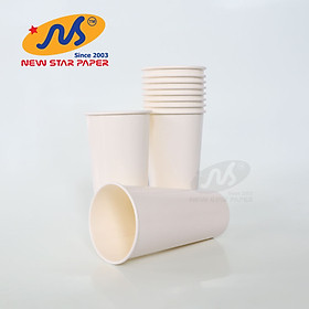 Ly giấy 22oz~649ml - Lốc 50 ly giấy trơn