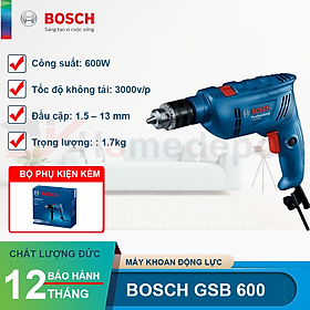 Hình ảnh Máy khoan động lực Bosch GSB 600 600W bảo hành 12 tháng - MỚI
