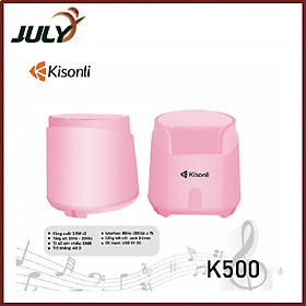 Mua Loa 2.0 Kisonli K500 Pink LED - JL - HÀNG CHÍNH HÃNG