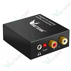 Mua Bộ chuyển đổi Âm Thanh TV 4k Cổng quang Optical sang Audio AV ra amlpy R/L Cổng 3.5 Loại Xịn cáp Optical 1m - Hàng Chính Hãng