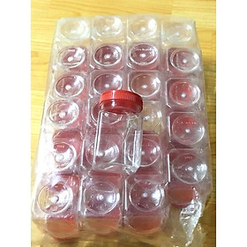 Mua Hũ gia vị 8cmx4cm hũ nhựa lọ nhựa có nắp hũ muối keo nhựa E004 hũ đựng ớt hũ đựng muối