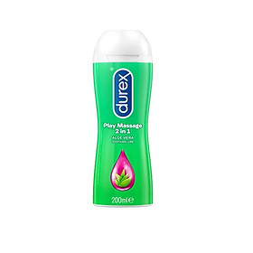 Gel Bôi Trơn Durex Play Massage 2 In 1 200ml - Hương Thơm Lô Hội