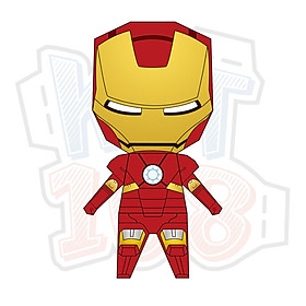 Mua Mô hình giấy Marvel Avengers Robot Chibi Iron Man | Tiki