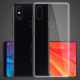 Ốp lưng silicon dẻo trong suốt dành cho Xiaomi Mi Mix 2s - Hàng cao cấp