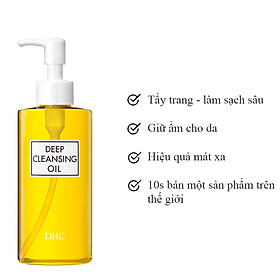 Dầu tẩy trang Olive DHC Deep Cleansing Oil làm sạch sâu, giữ ẩm cho da (S) 70ml