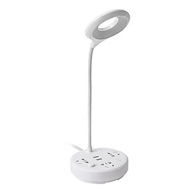 Mua Đèn bàn học chống cận chỉnh được độ sáng bóng đèn led  tích hợp ổ USB  kệ đỡ điện thoại