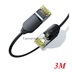 Mua Ugreen 80418 3M 10Gbps màu đen cáp mạng CAT7 siêu mỏng nhỏ 0.38mm NW149 -  Hàng chính hãng