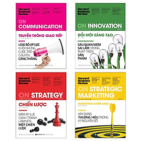 Hình ảnh Combo Hbr On: Harvard Business Review - On Communication - Truyền Thông Giao Tiếp + Harvard Business Review - On Strategic Marketing - Marketing Chiến Lược + Harvard Business Review - On Strategy - Chiến Lược + Harvard Business Review - On Innovation - Đổ