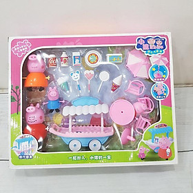 Đồ Chơi Xe Đẩy Gia Đình Heo Peppa Pig ( hàng sẵn ) - Khác