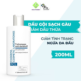 Dầu Gội Giảm Ngứa Và Giảm Bong Tróc Da​​​​ Đầu Fixderma FCL T-Shampoo (200ml)