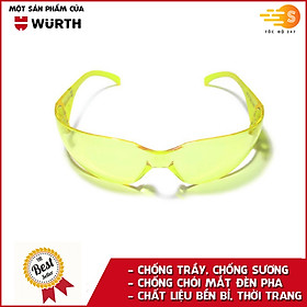 Kính bảo hộ mắt chống bụi và chống lóa chuyên dụng Wurth WU-KBH-V2